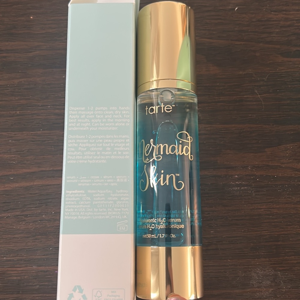 Tarte Sea mermaid skin hylauronic H2O serum